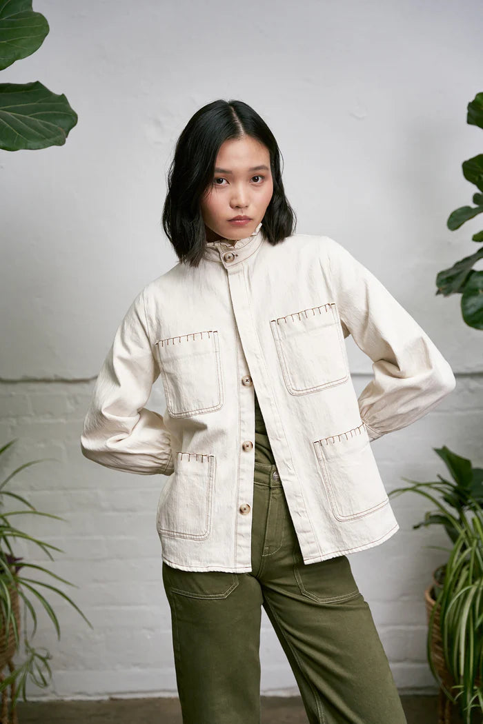 Seventy + Mochi - Pablo Jacket in Ecru