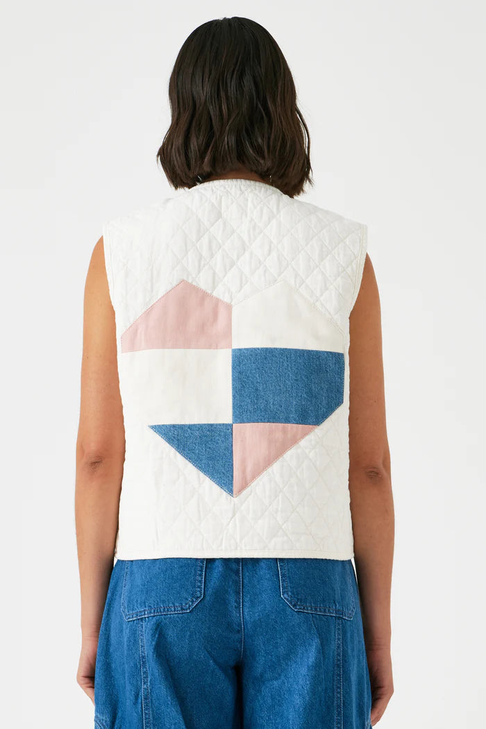 Seventy + Mochi -Aria Vest in Ecru