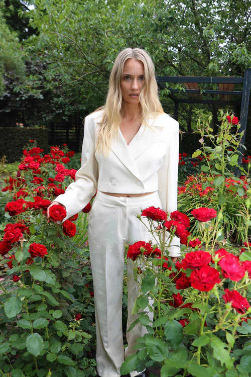 CRAS - Nate embroidered tailored trousers