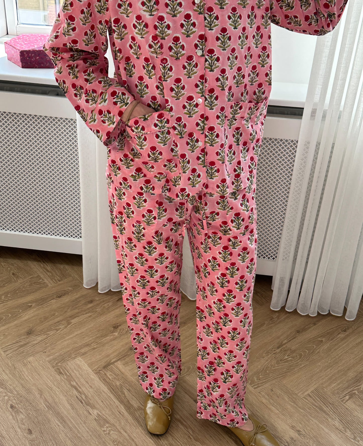 Nuit Pyjamas Set Cherry Flower