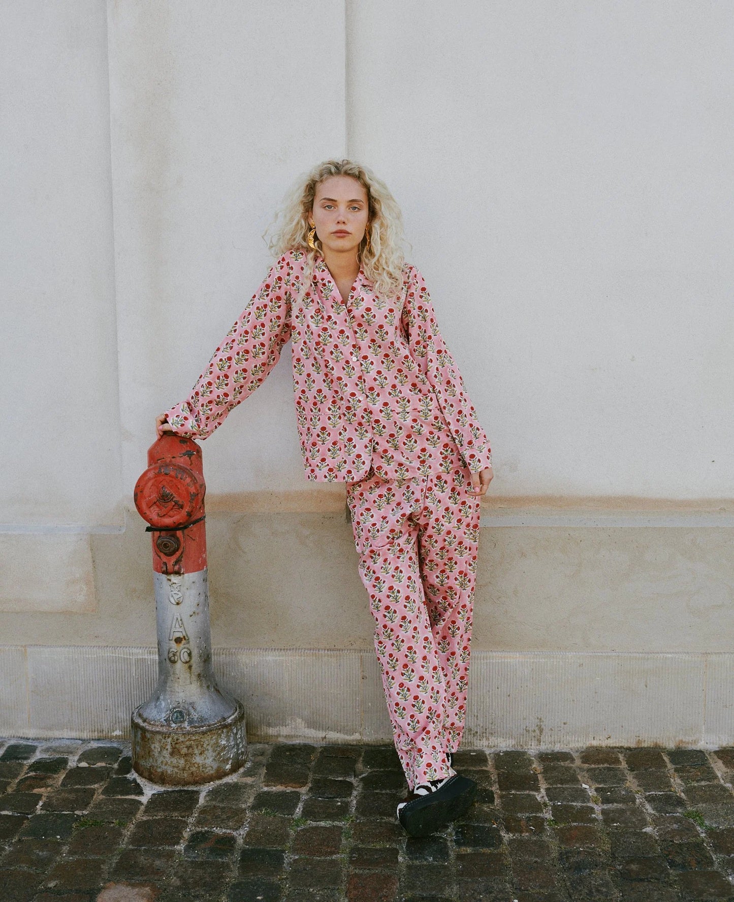 Nuit Pyjamas Set Cherry Flower