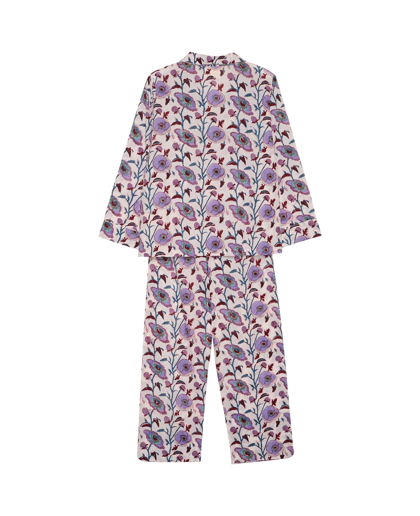Nuit Pyjamas Set Purple Flower