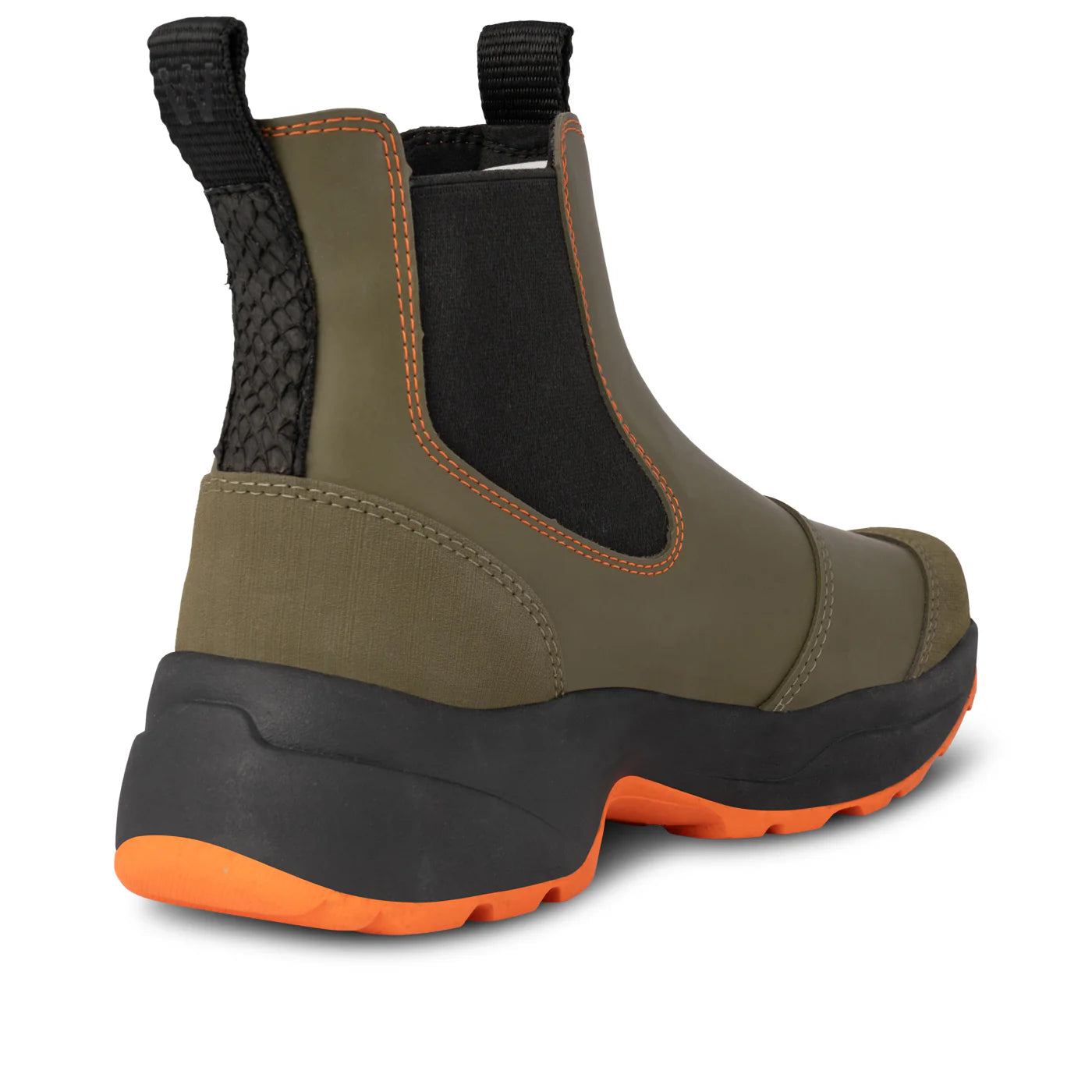Woden - Siri waterproof boot in dark olive