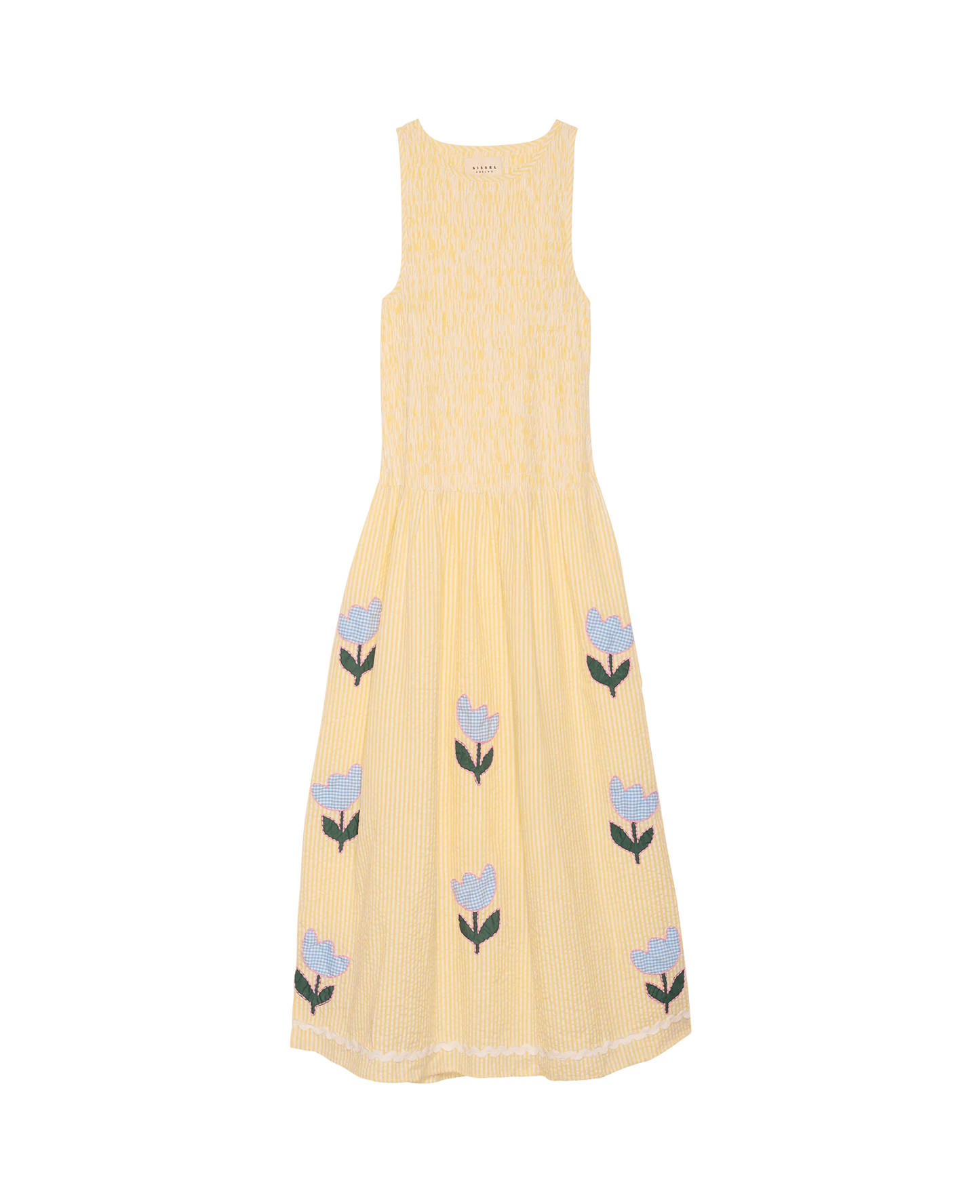 Svea Dress Yellow Stripes