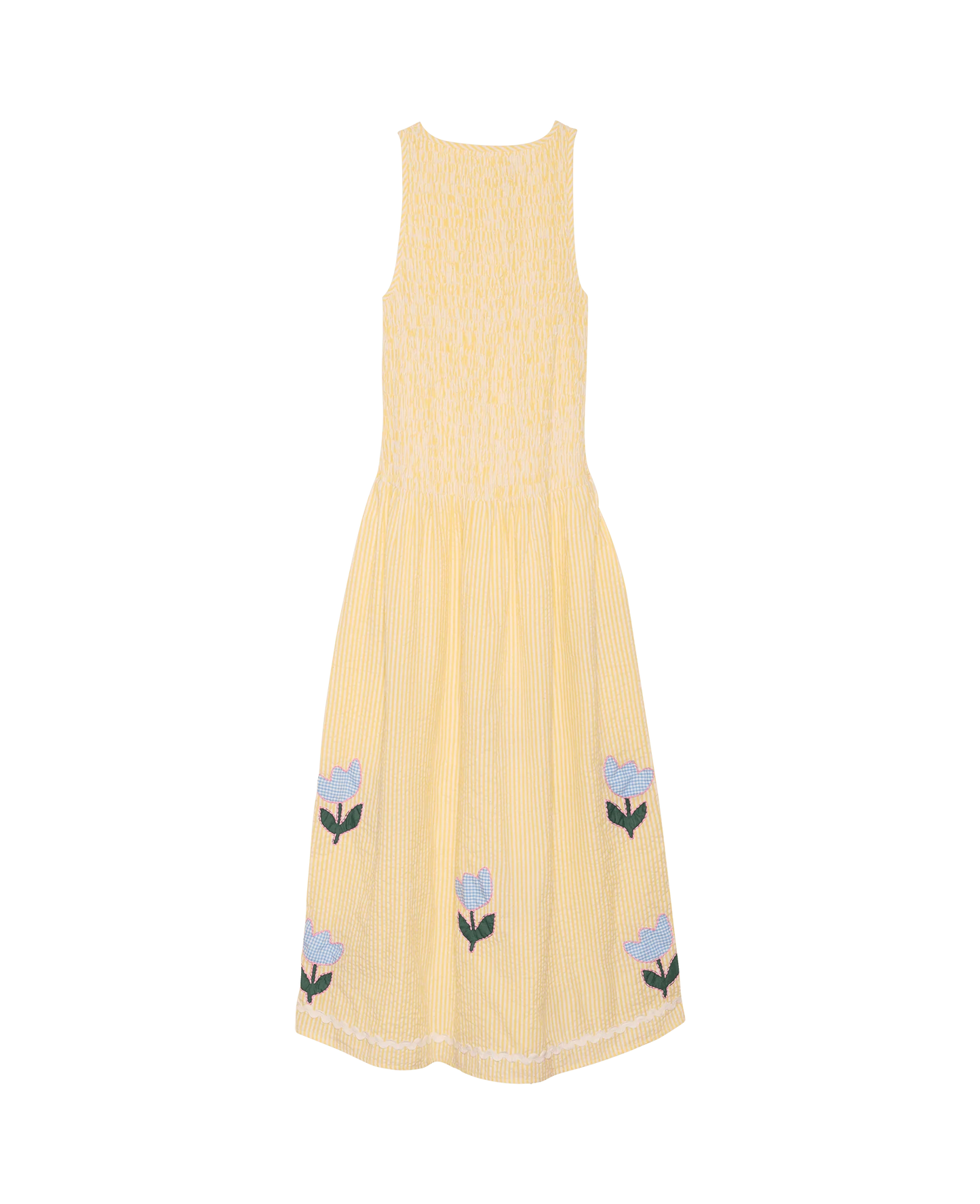 Svea Dress Yellow Stripes