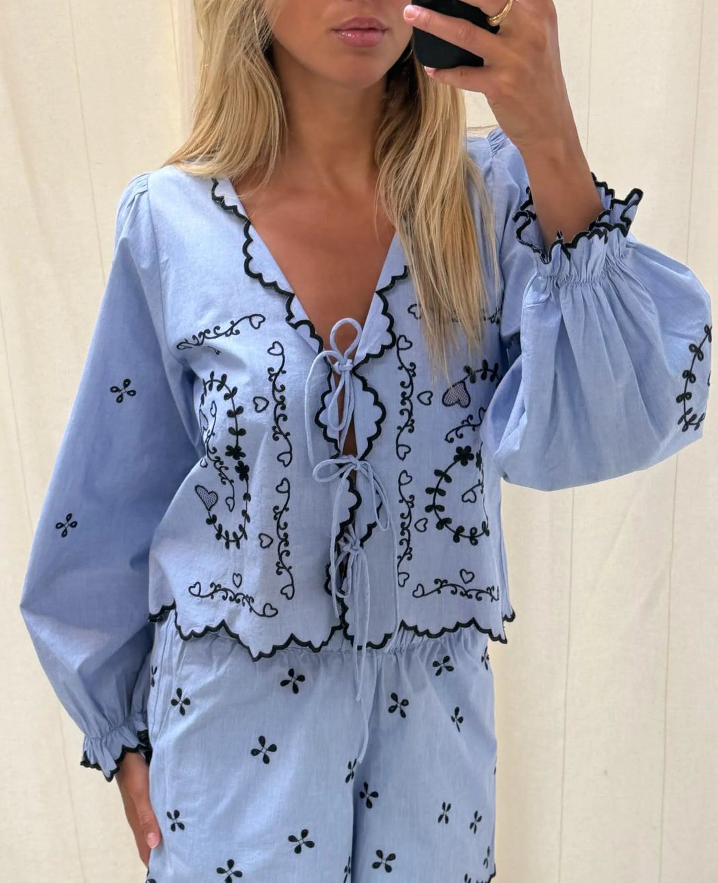 Tone Top Blue Chambray