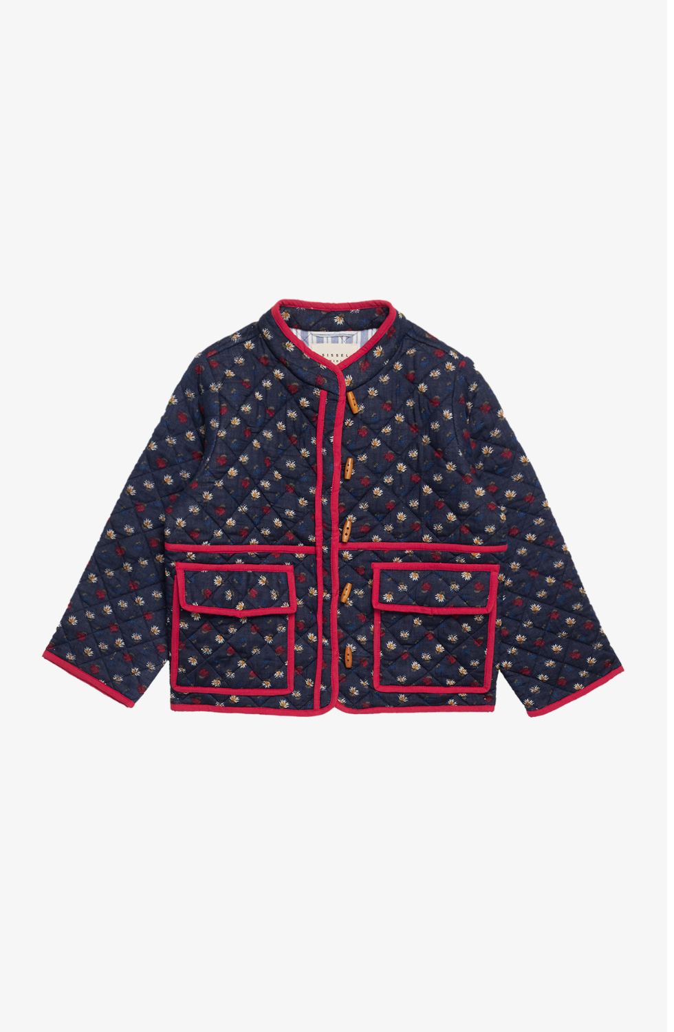 Sissel Edelbo - Mini Adriane cotton quilted jacket - navy print!