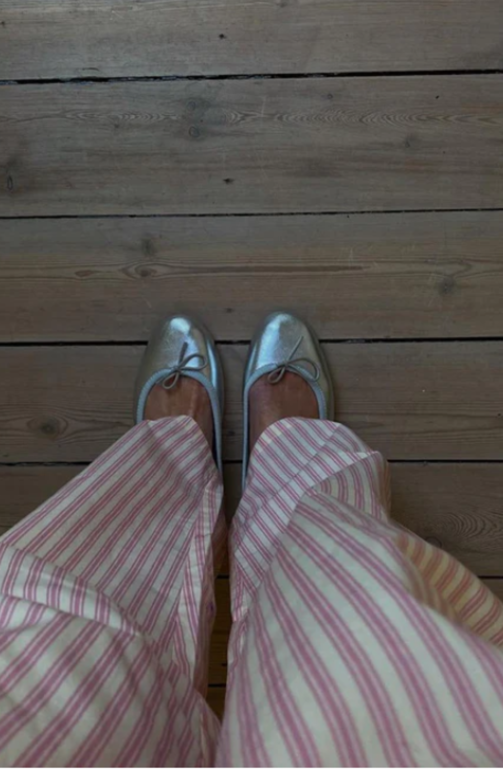 Sissel Edelbo - Asta organic pink striped pants