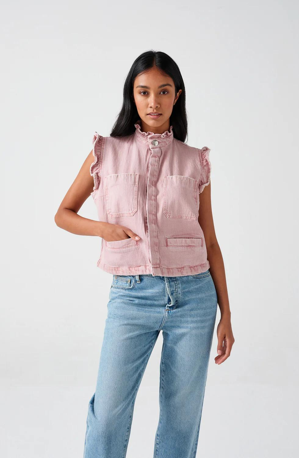 Seventy + Mochi - Pablo waistcoat - Dusty rose