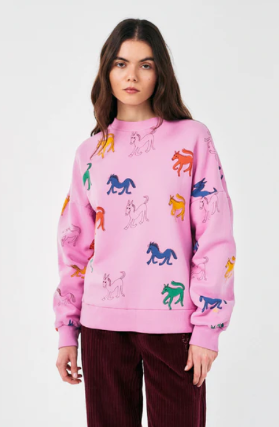 Bobo Chose - Wonderland horse printed organic sweater