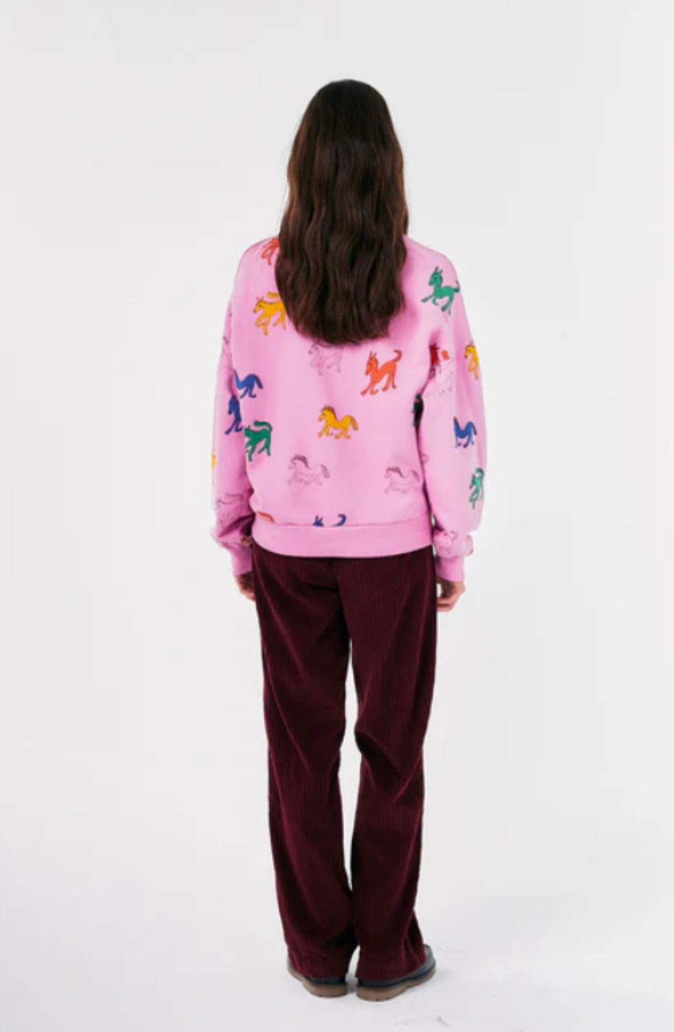 Bobo Chose - Wonderland horse printed organic sweater