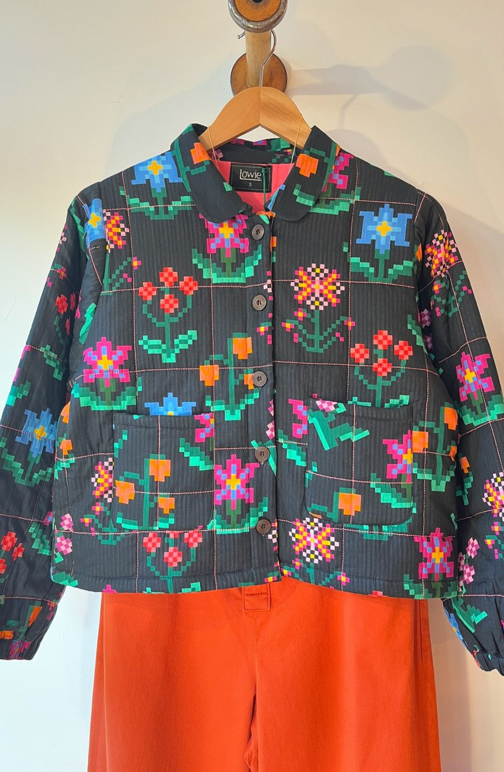 Lowie -  Needlepoint Print Quilted Jacket