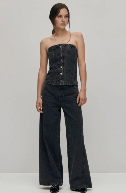 Alohas - Magda Black Denim pants