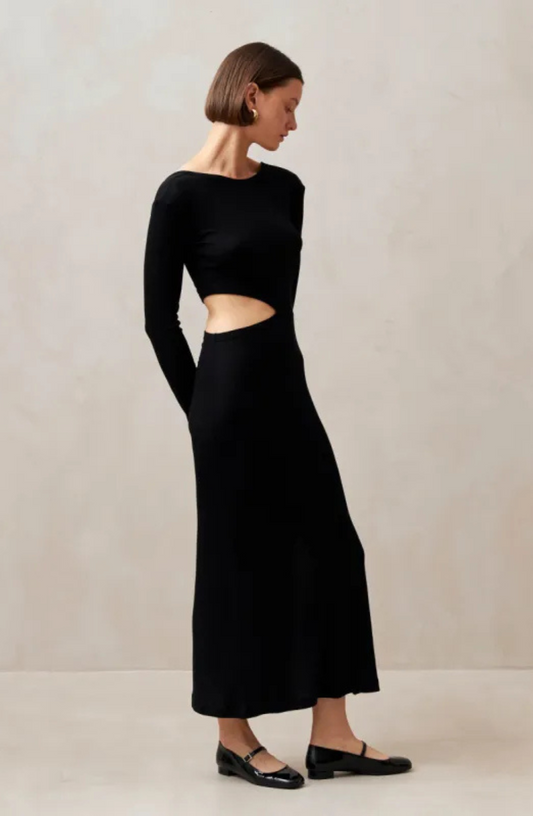 Alohas - Belle black maxi dress