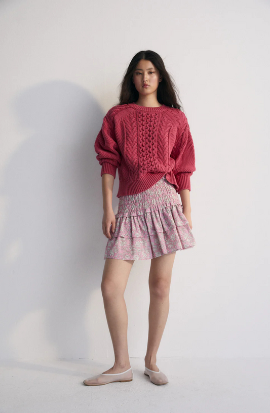 The New Society  - Quios Woman Jumper Fuscia