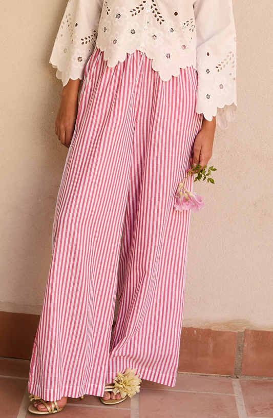 Sissel Edelbo - Hilde Pants Red & White