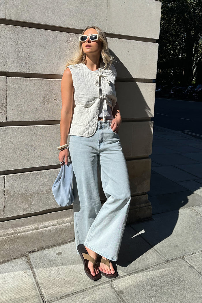Seventy + Mochi -Aria Vest in Ecru