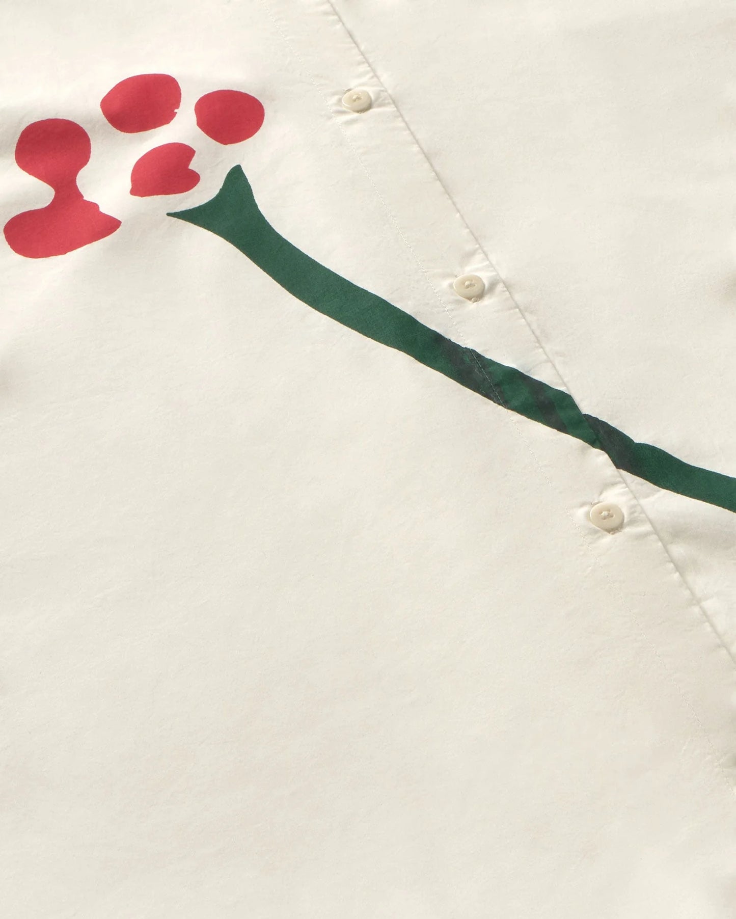 Thinking Mu - Poplin flower Juana blouse