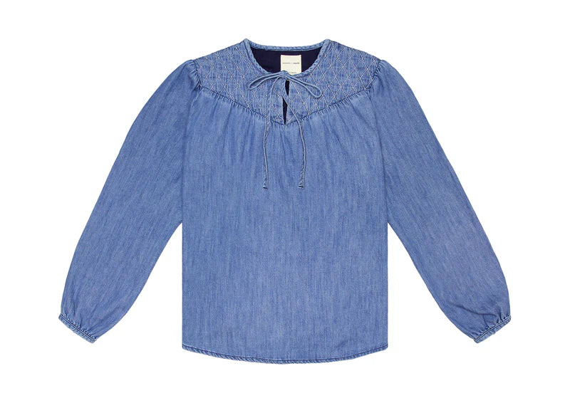 Seventy + Mochi - Clio Blouse in Mid Vintage