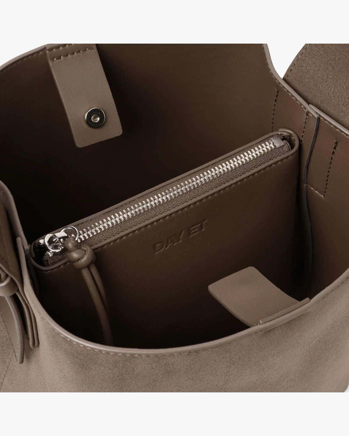 Imitation Suede Crossbody Shoulder Bag