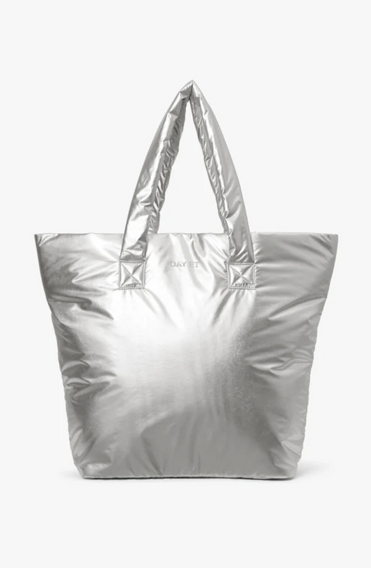 Day Et - Medium Silver Shopper Bag
