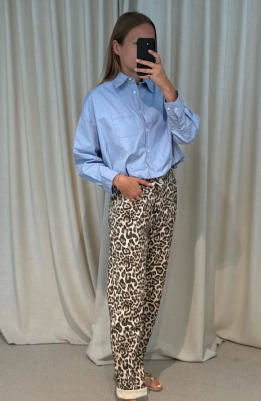 The New Society - Nella pants in animal print