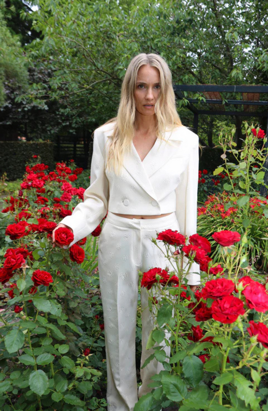 CRAS - Nate embroidered tailored trousers