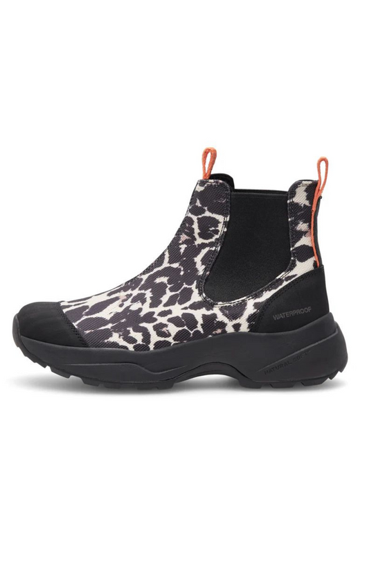 Woden - Siri waterproof boot in leopard