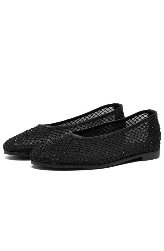 Woden - Adeline Fishnet - Black