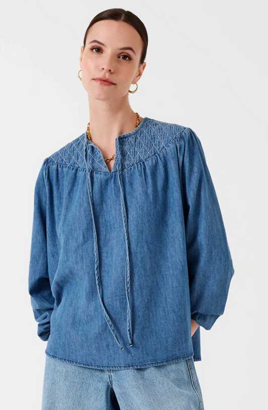 Seventy + Mochi - Clio Blouse in Mid Vintage