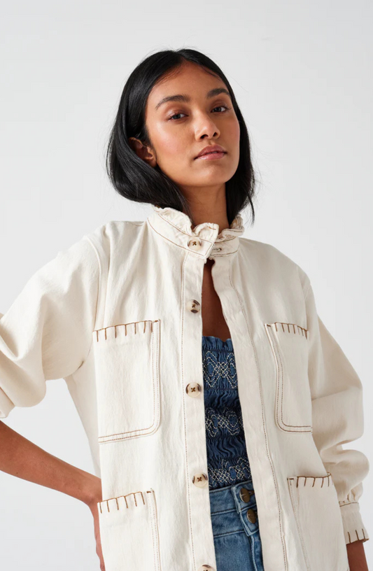 Seventy + Mochi - Pablo Jacket in Ecru