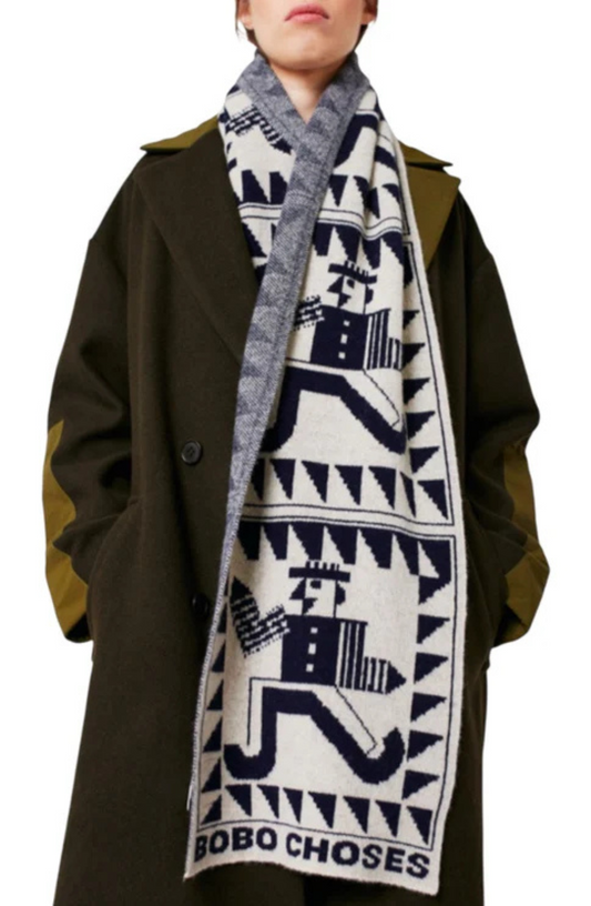 Bobo Chose - Mr Pencil knitted scarf