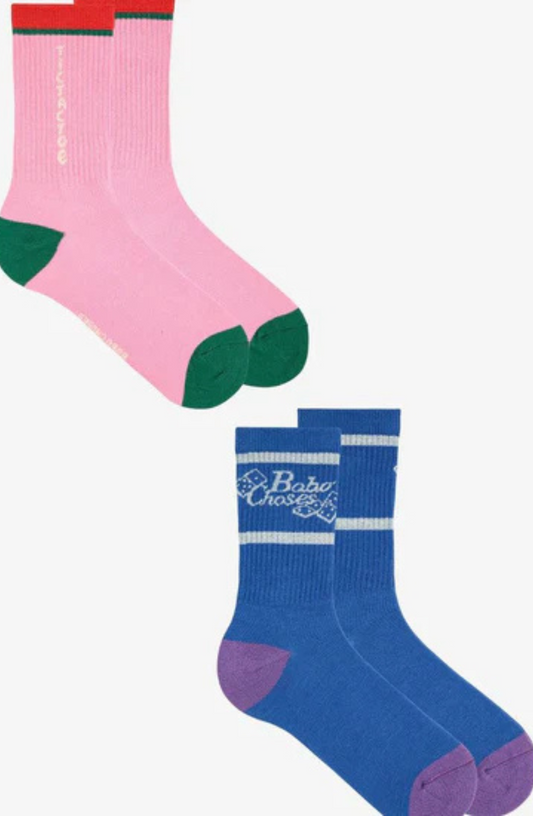 Bobo Chose - Tic Tac Toe short socks pack