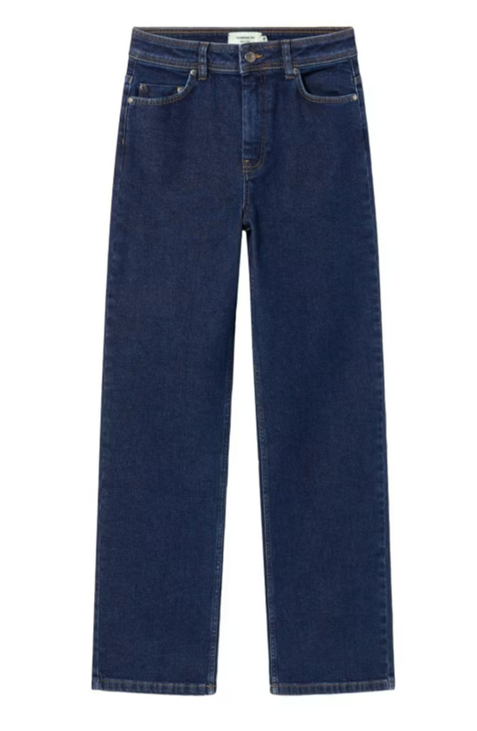 Thinking Mu - Dark Clean Denim Theresa Pants