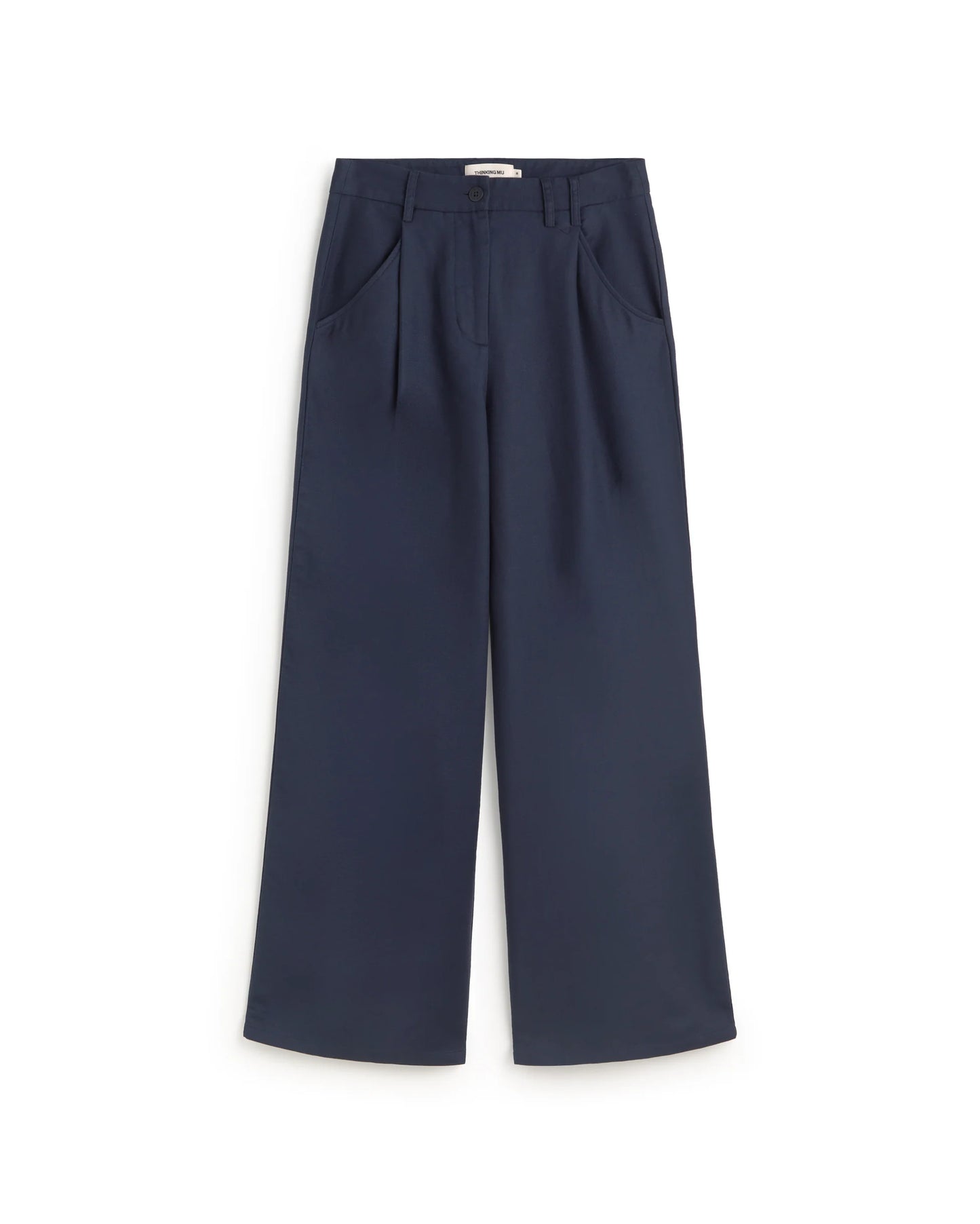 Molly blue hemp wide leg pants