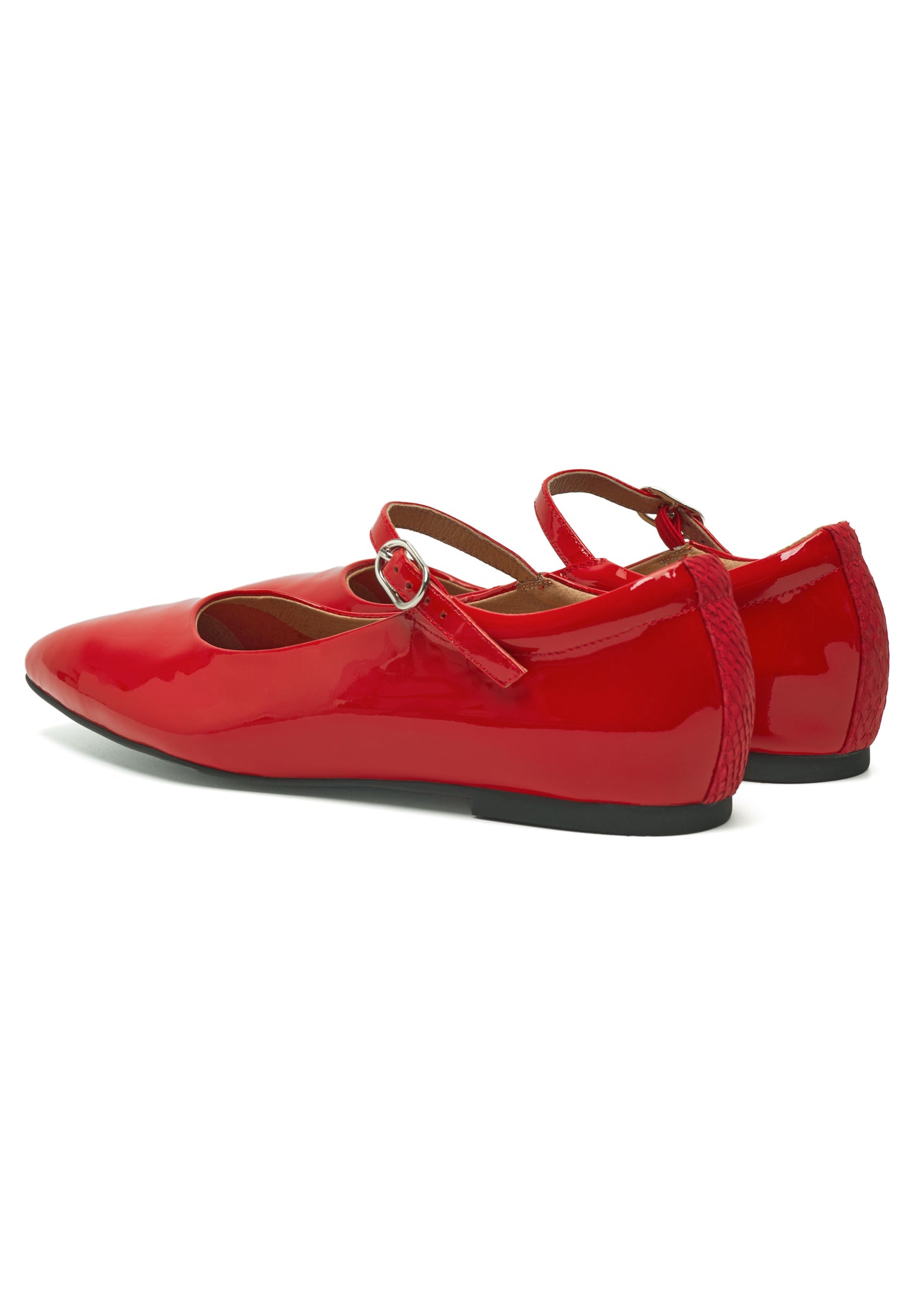 Maya patent ballet shoe