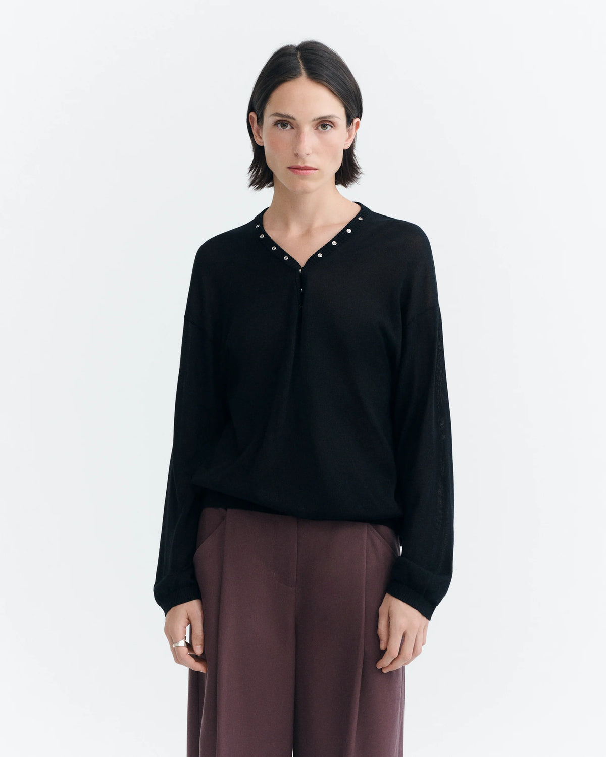 Oversize Nicole knitted top