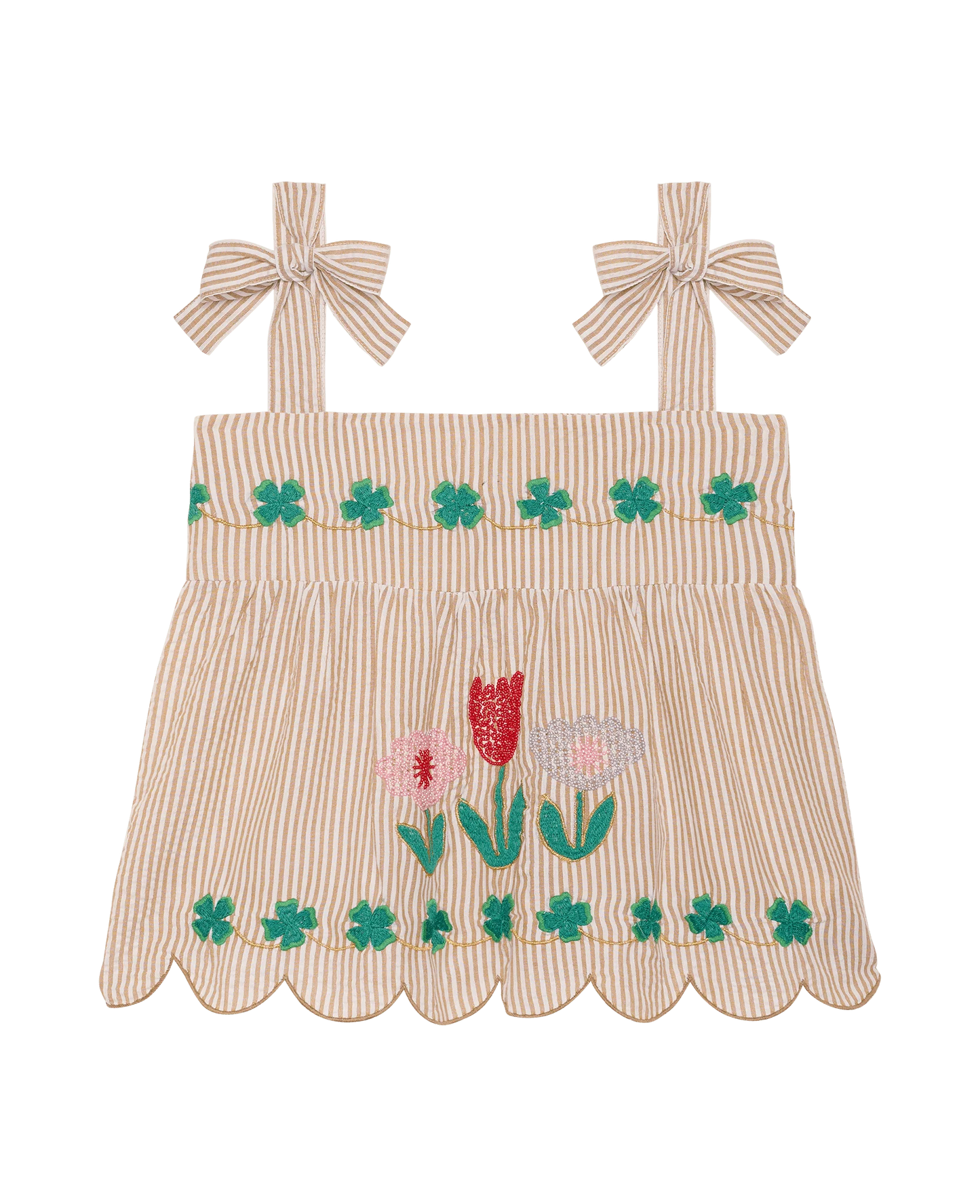 Wenke Top Sand Stripes