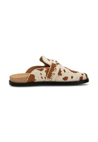 Woden - Cow print mule