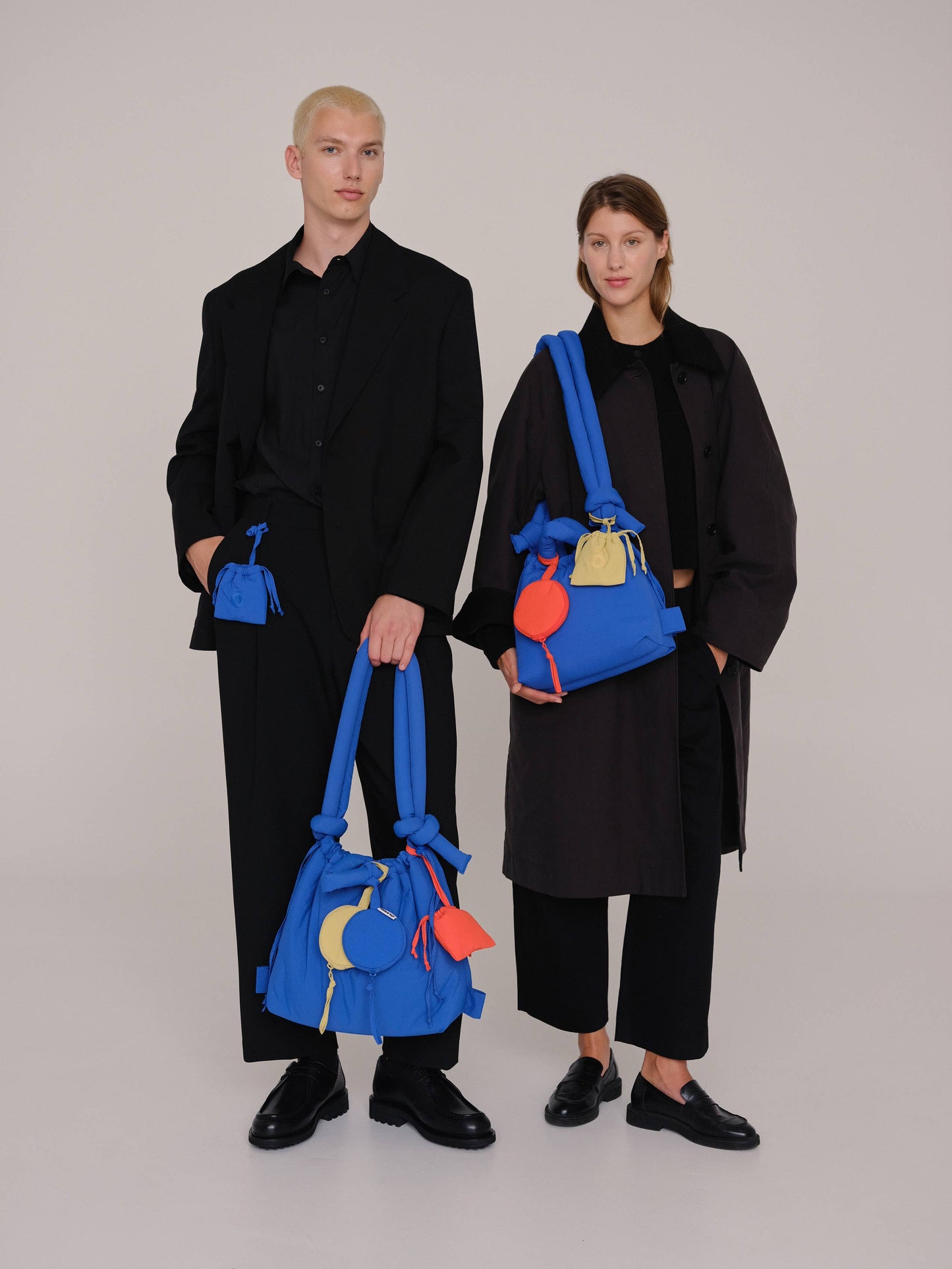 Circular Mini Purse: Cobalt blue