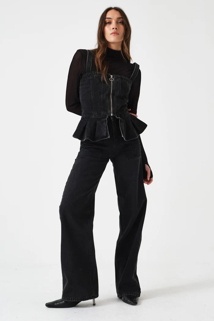 Seventy + Mochi - Eden Wide Leg Jean in Fairbanks
