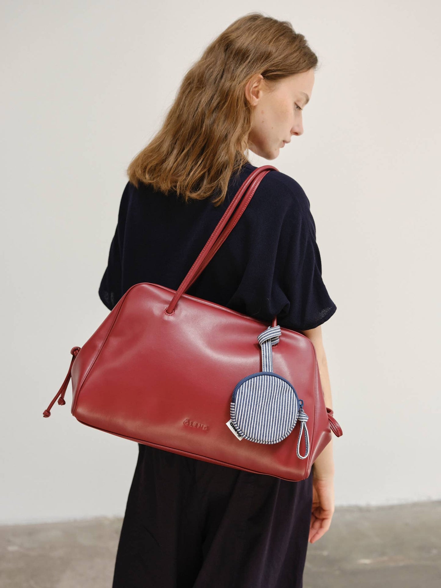 Brooklyn Bag: Cherry red