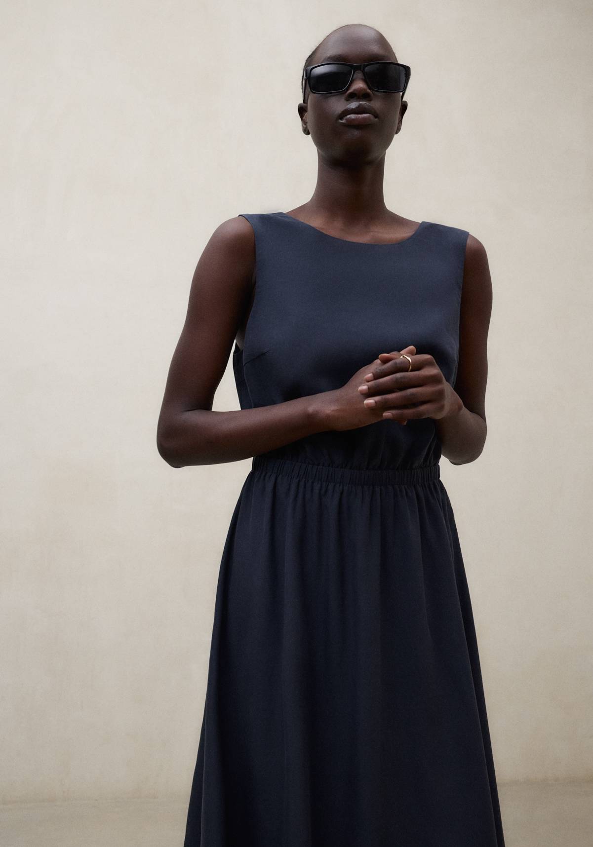 Vittoria Dress Dark Navy