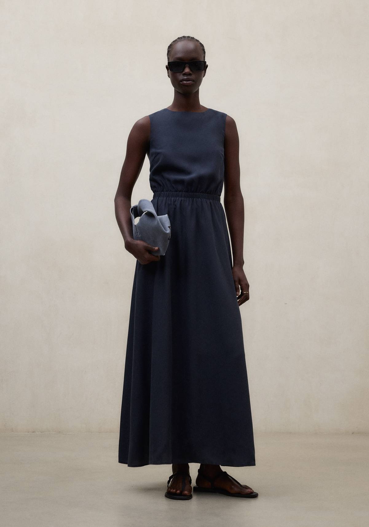 Vittoria Dress Dark Navy