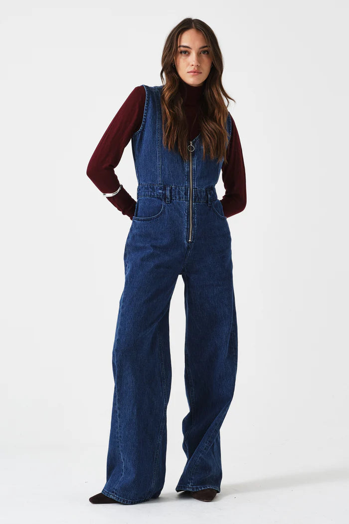 Seventy + Mochi  - Martha Denim Jumpsuit in Idaho