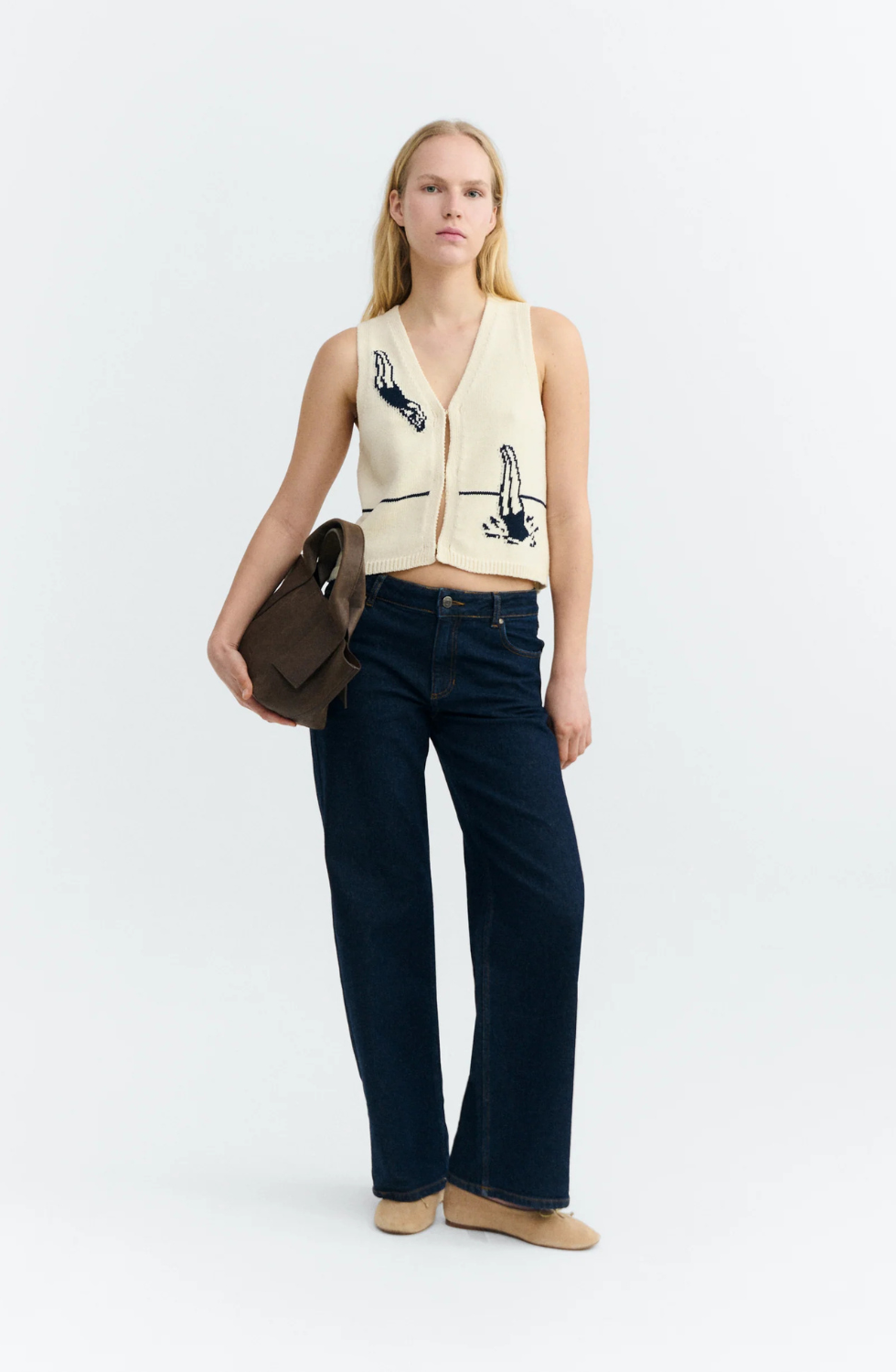 Robbie Swimmers Knitted Vest