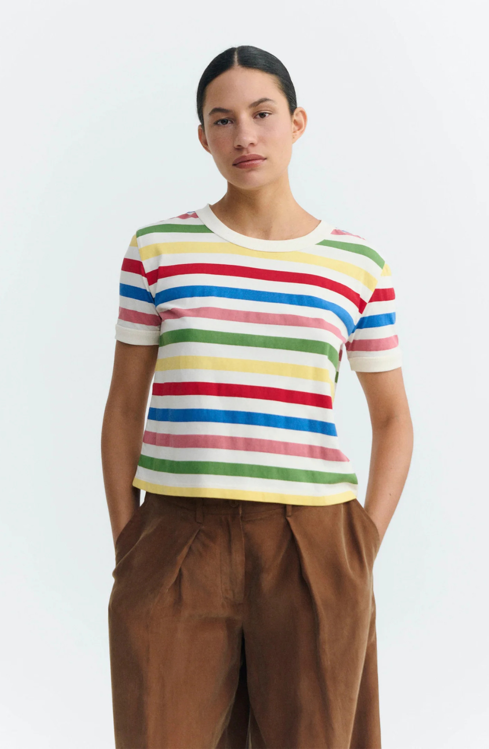 Med Stripes Zowie Tee