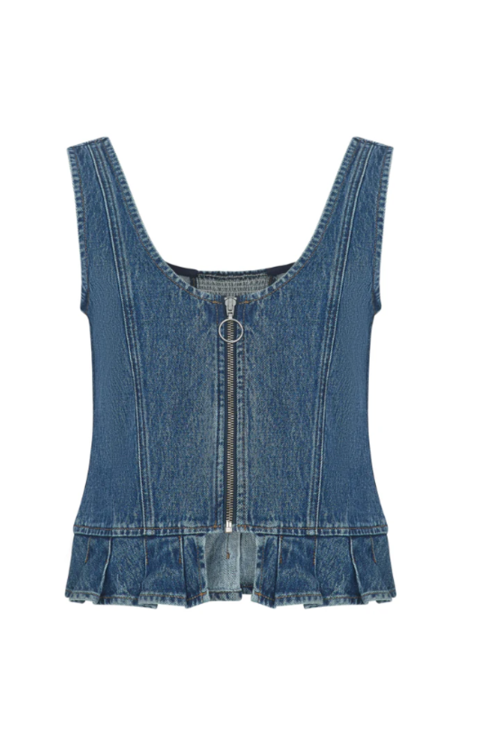 Sylvie top in Nappa