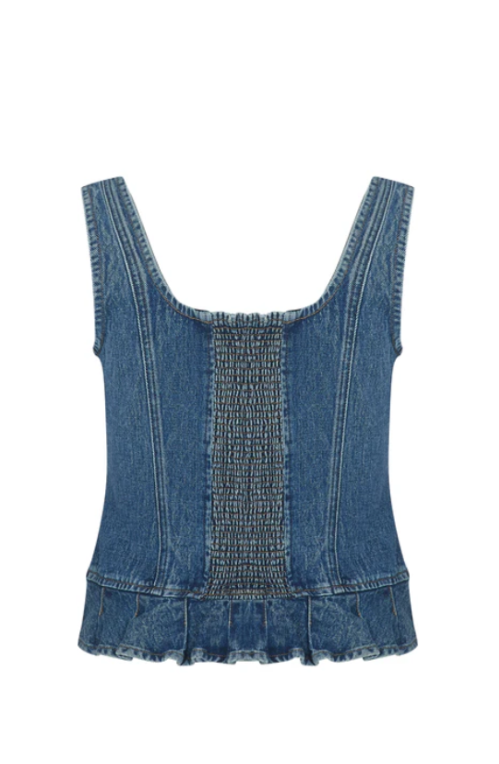 Sylvie top in Nappa