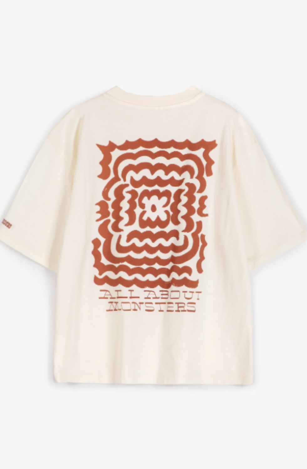 Dark Flower Print Relaxed T‑shirt
